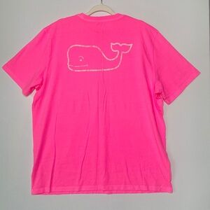 Men's Vineyard Vines Neon Pink T-Shirt Size XL